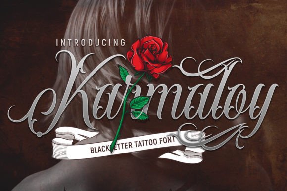 Karmaloy blackletter font