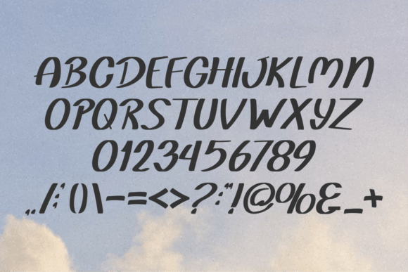 Manillk Font PNG with transparent background - Preview 2