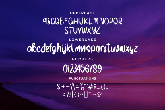 Marinna Lea Font PNG with transparent background - Preview 1