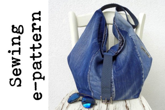 Oversized Denim Bag