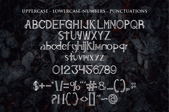 Qimaxo Line Font PNG with transparent background - Preview 2