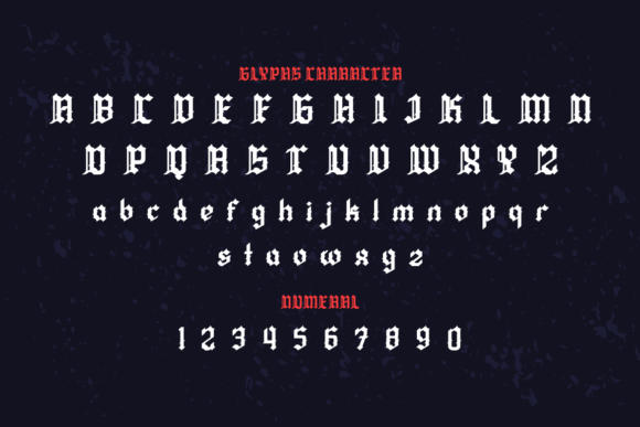 Qiuba Font PNG with transparent background - Preview 3