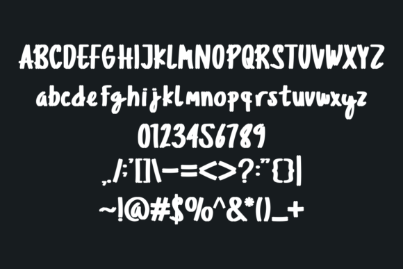 Rabonal Font PNG with transparent background - Preview 2