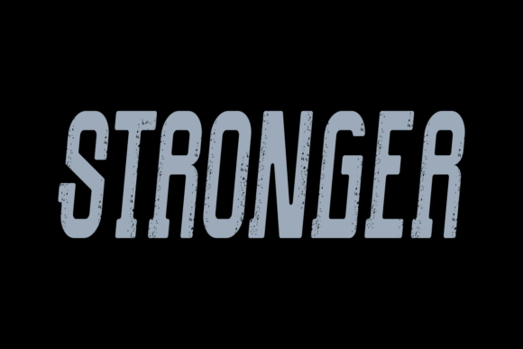 Rabonnus Strong Font PNG with transparent background - Preview 1