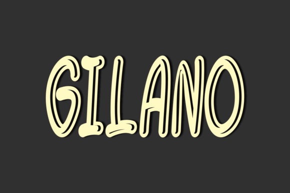 Rawano Font PNG with transparent background - Preview 1