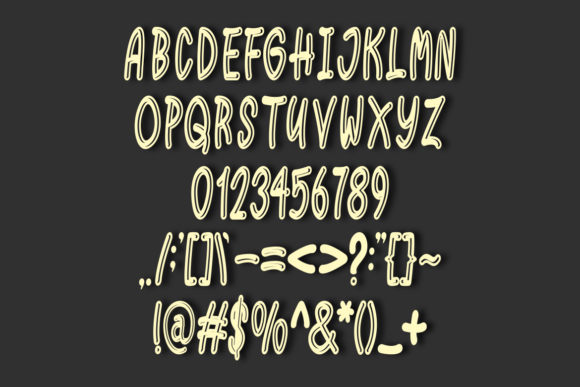 Rawano Font PNG with transparent background - Preview 2