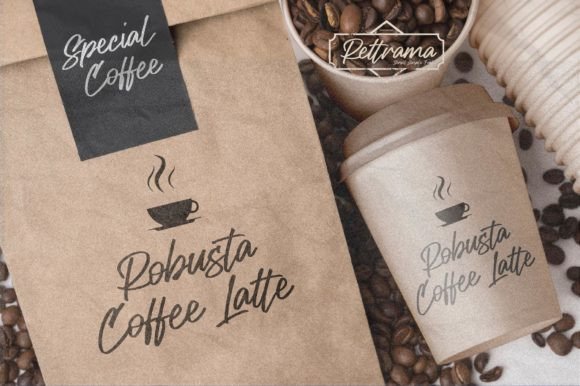 Rettrama Font PNG with transparent background - Preview 3