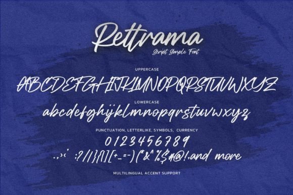 Rettrama Font PNG with transparent background - Preview 5