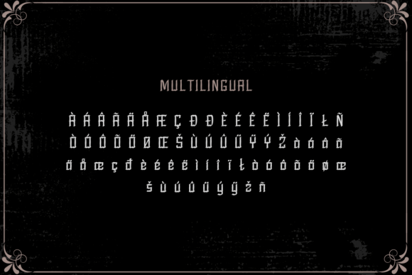 Rheson Font font preview - 1