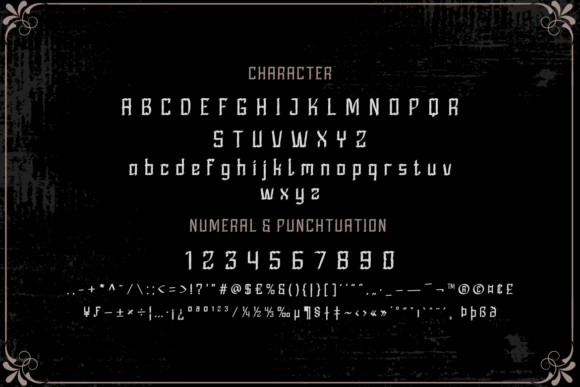Rheson Font font preview - 3