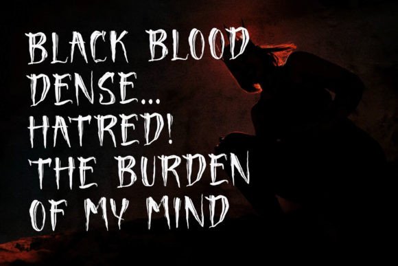 Rusty Witches Font PNG with transparent background - Preview 3