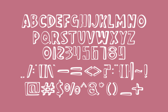 Shadowee Font PNG with transparent background - Preview 2