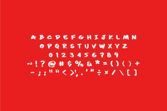 Shiro Font PNG with transparent background - Preview 1