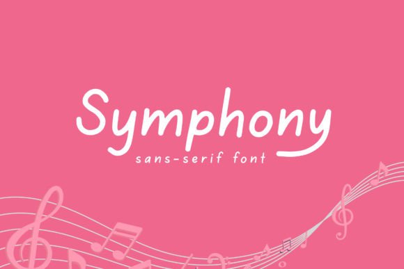 Symphony Font by Mightyfire · Creative Fabrica font preview