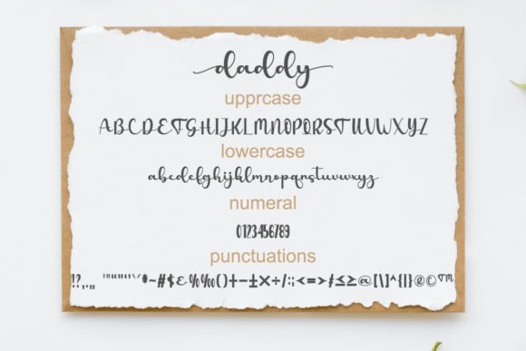 Daddy Font - Preview 5