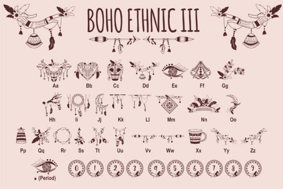 Boho Ethnic II Font - Preview 1