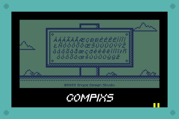 Compixs Font - Preview 3