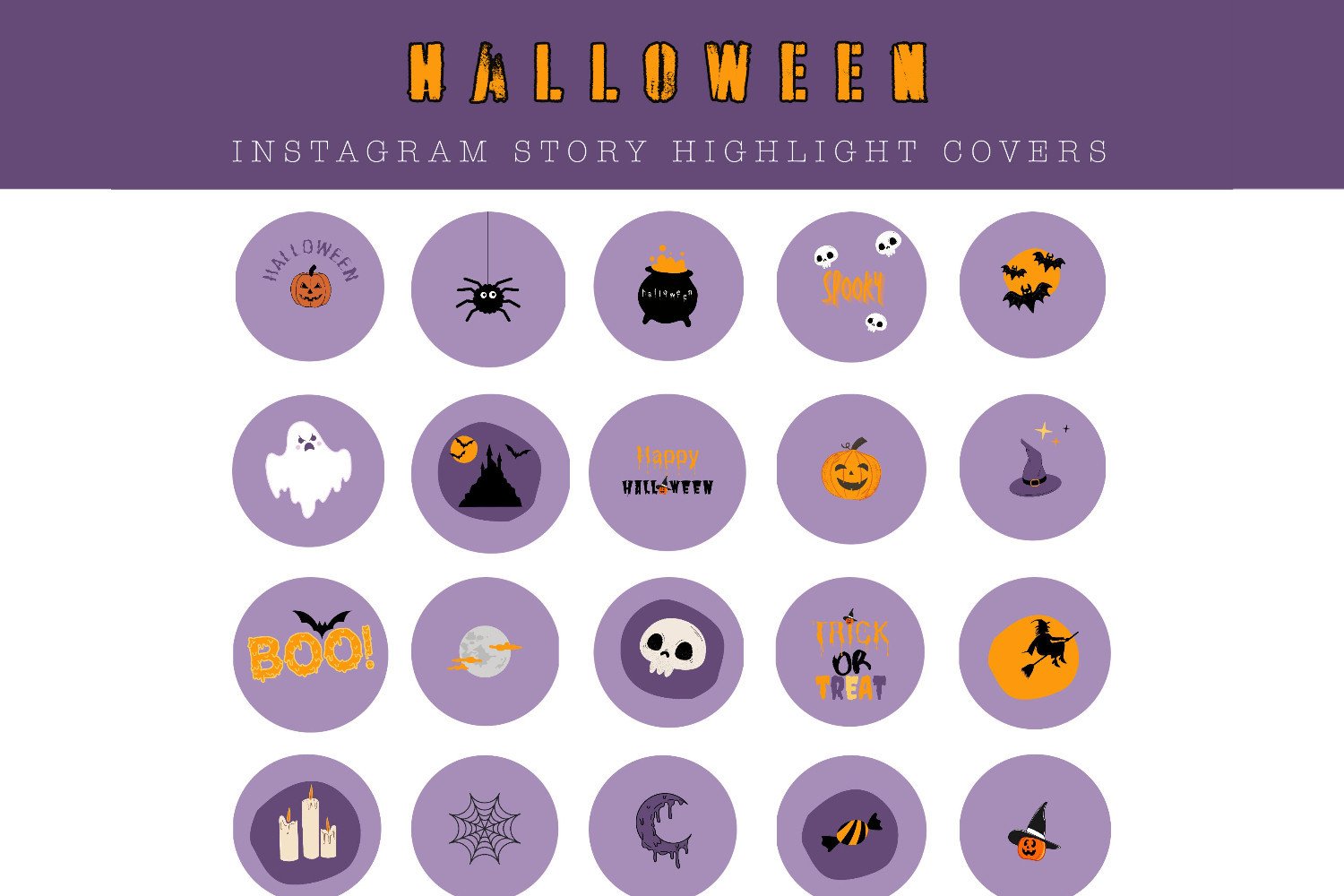 Halloween Instagram Highlight Covers