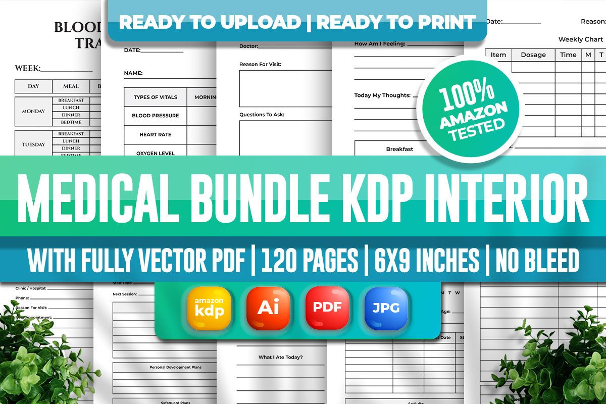 Medical Bundle KDP Interior Graphic by M9 Design · Creative Fabrica