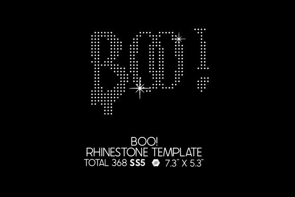 Rhinestone Boo Boo!, Rhinestone Template SVG Cut file by Creative Fabrica Crafts ...