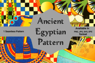 Erypt Pattern Ancient Egyptian Pattern Graphic by Pleasant Patterns · Creative Fabrica