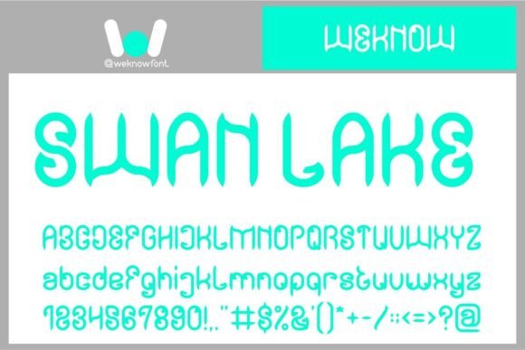 Bebek and Angsa Font PNG with transparent background - Preview 1
