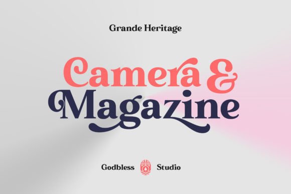 Grande Heritage Font PNG with transparent background - Preview 2