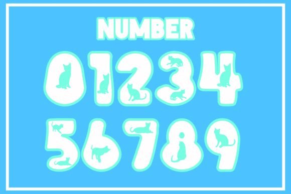 Groovy Cat Font PNG with transparent background - Preview 2
