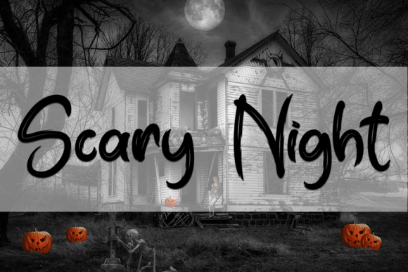 Halloween Spooky Font - Preview 3
