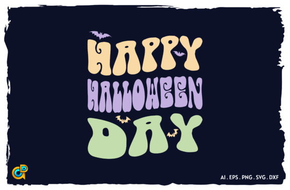 Happy Halloween Day SVG Design