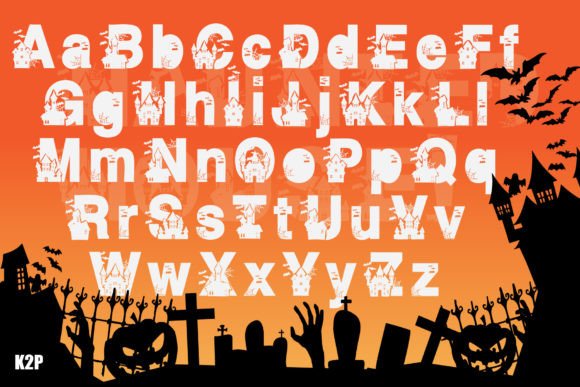 Haunted House Font - Preview 3