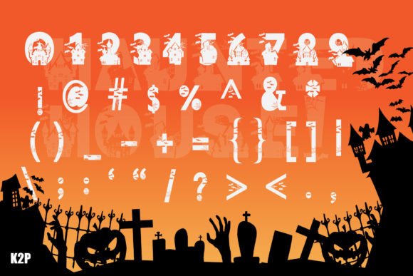 Haunted House Font - Preview 4
