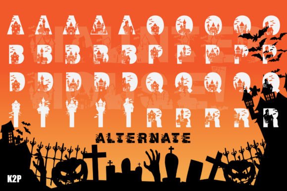 Haunted House Font - Preview 5