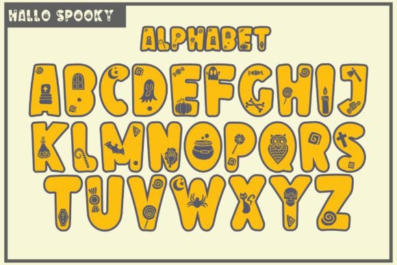 Night Time Font PNG with transparent background - Preview 2