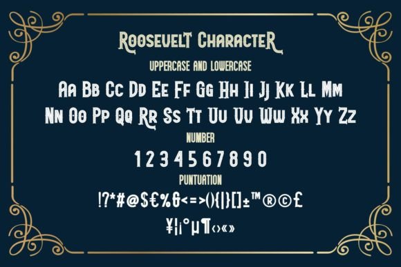 Roosevelt Font PNG with transparent background - Preview 1