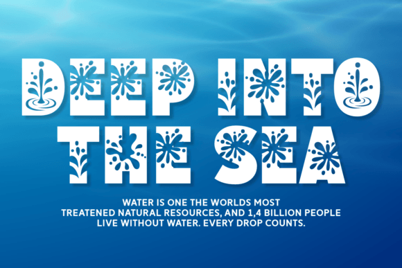 About Water Font - Preview 1