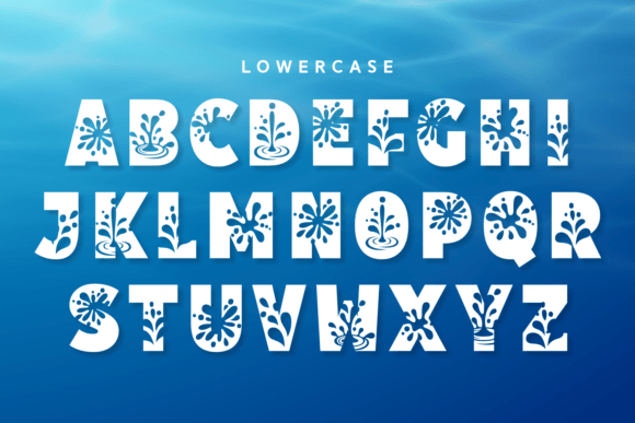 About Water Font - Preview 5