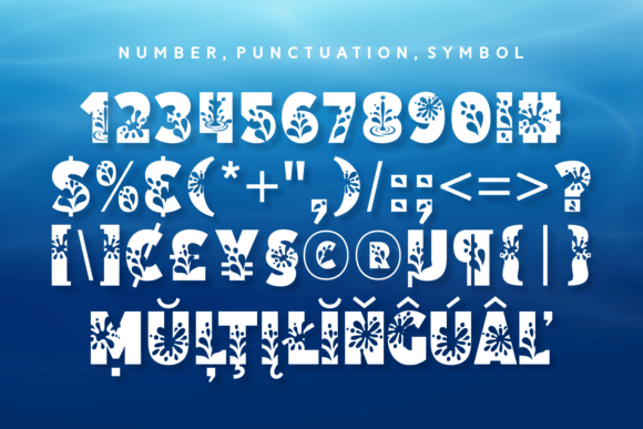 About Water Font - Preview 6