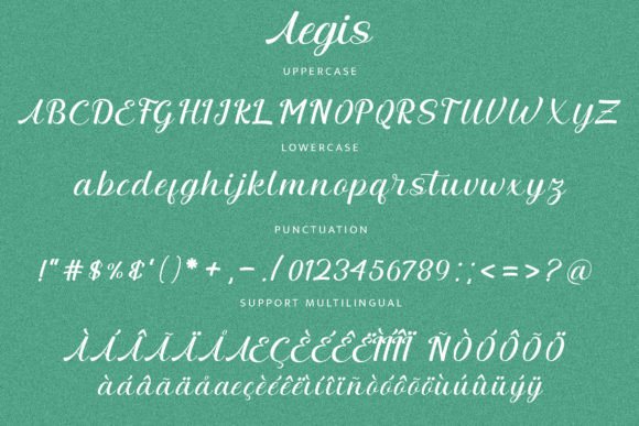 Aegis Font - Preview 4