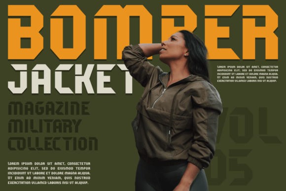 Armed Force Font - Preview 1