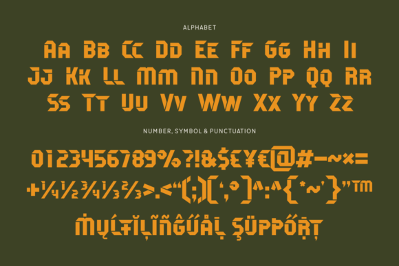 Armed Force Font - Preview 5