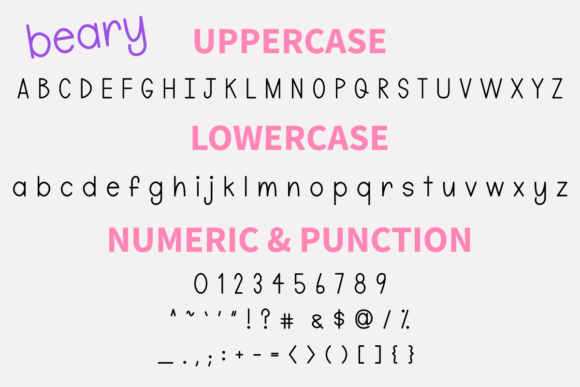 Beary Font - Preview 4