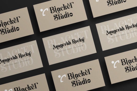 Blacket Font - Preview 3