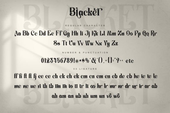 Blacket Font - Preview 5
