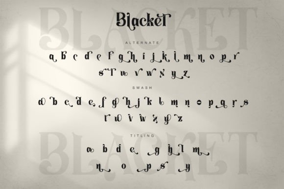 Blacket Font - Preview 6