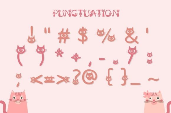 Cat Round Eyed Font - Preview 3
