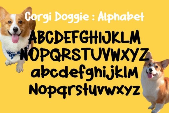 Corgi Doggie Font - Preview 2