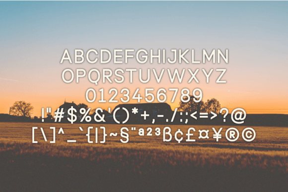Farmhouse Font - Preview 1