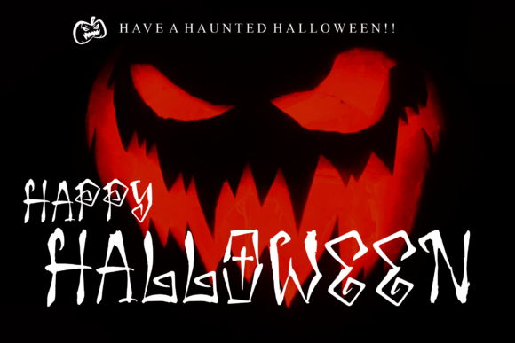Ghosting Vampire Font PNG with transparent background - Preview 2