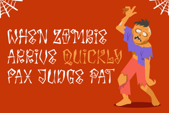 Ghosting Vampire Font PNG with transparent background - Preview 5